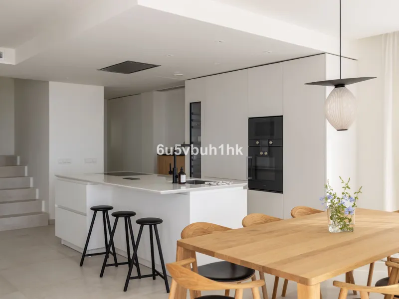Located in the exclusive gated community of 9 Lions Residences above Puerto Banus, this corner duplex penthouse offers complete privacy, breathtaking sea views, and the feel of a private villa – without the maintenance.