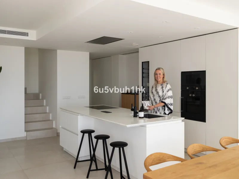 Located in the exclusive gated community of 9 Lions Residences above Puerto Banus, this corner duplex penthouse offers complete privacy, breathtaking sea views, and the feel of a private villa – without the maintenance.