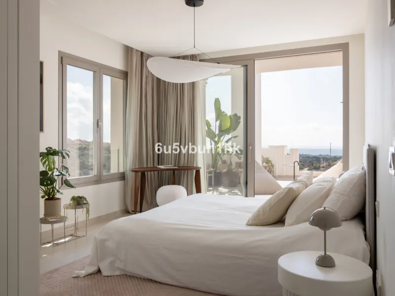 Located in the exclusive gated community of 9 Lions Residences above Puerto Banus, this corner duplex penthouse offers complete privacy, breathtaking sea views, and the feel of a private villa – without the maintenance.