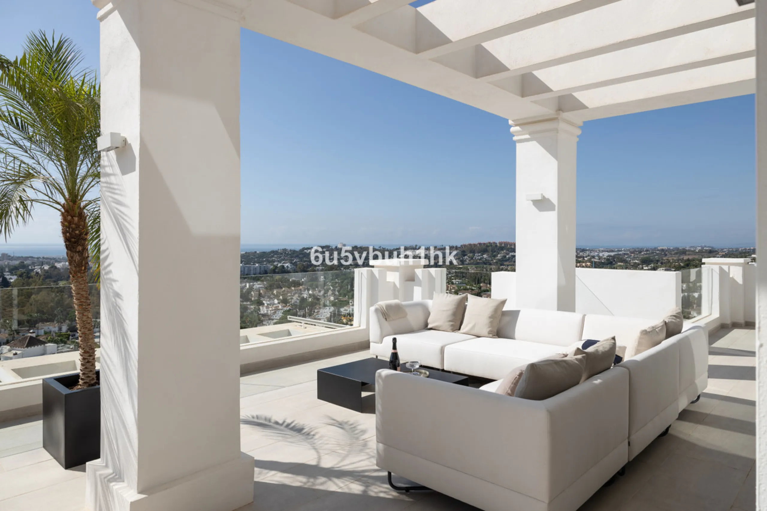 Located in the exclusive gated community of 9 Lions Residences above Puerto Banus, this corner duplex penthouse offers complete privacy, breathtaking sea views, and the feel of a private villa – without the maintenance.