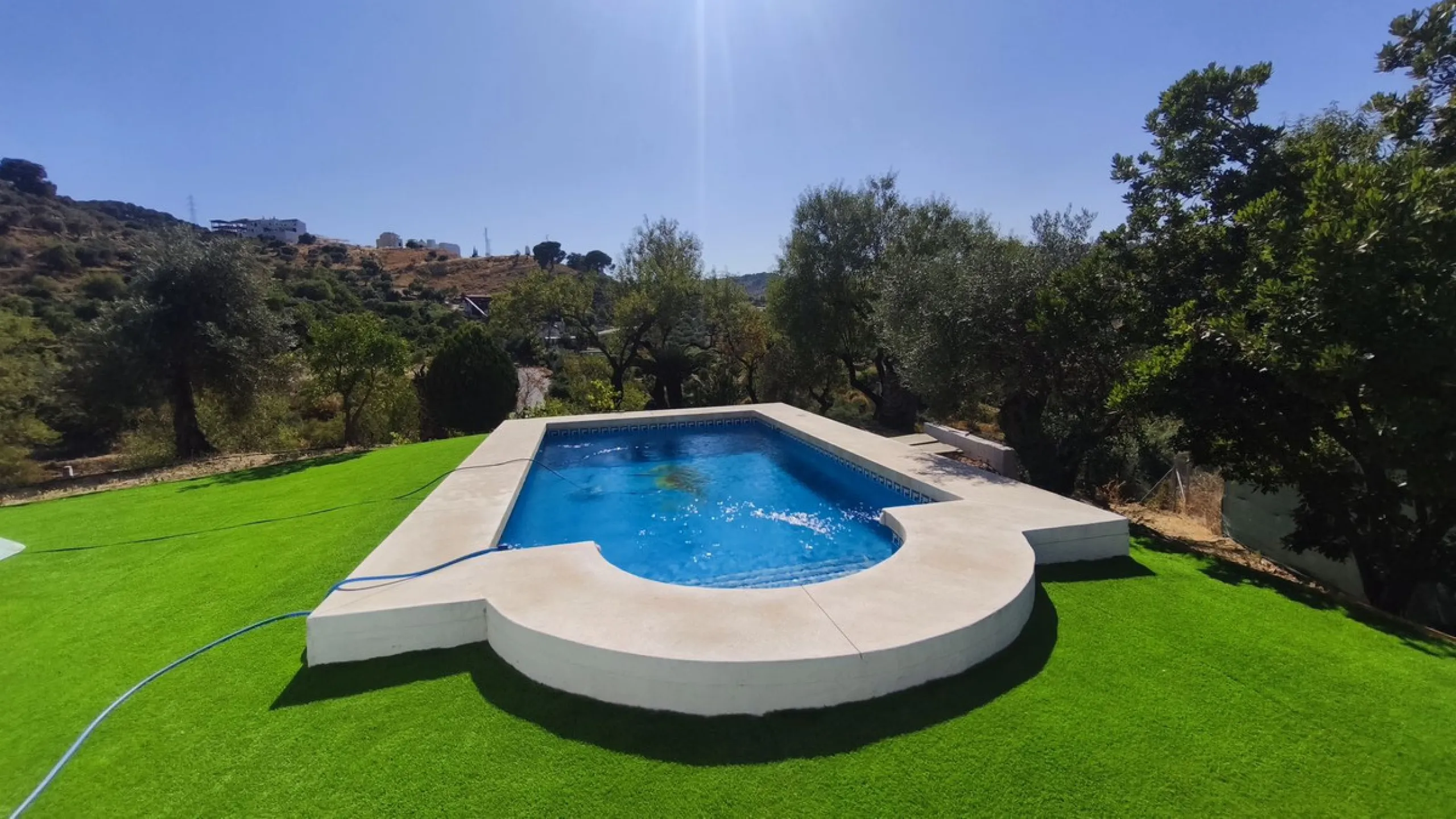 Charming property with views, pool and covered terrace - near Marbella