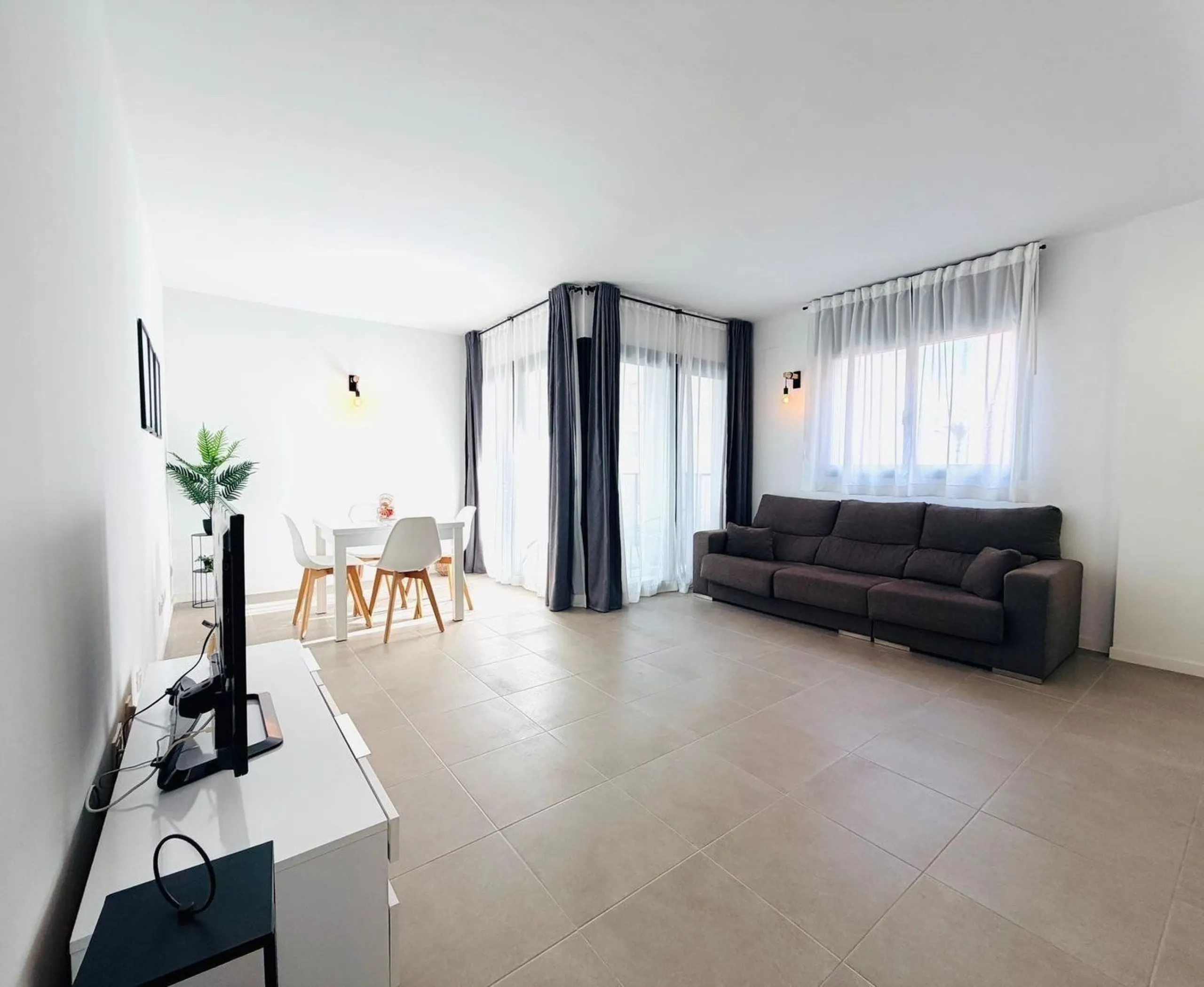 Modern bright apartment with pool next to the beach in Calafell, Costa Dorada
