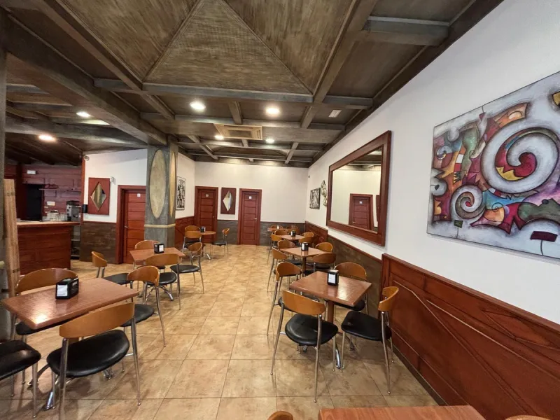 Fully equipped cafeteria-restaurant ready to open from day one. This business has been operating for over 20 years.