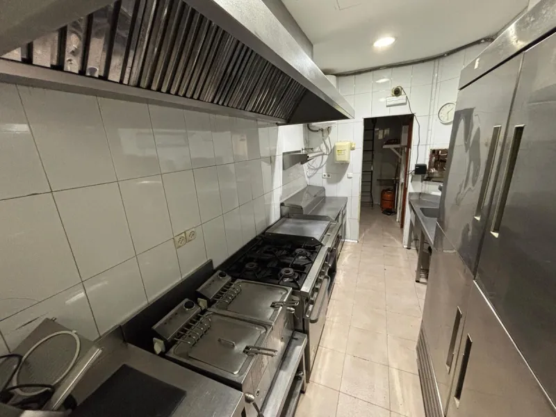 Fully equipped cafeteria-restaurant ready to open from day one. This business has been operating for over 20 years.
