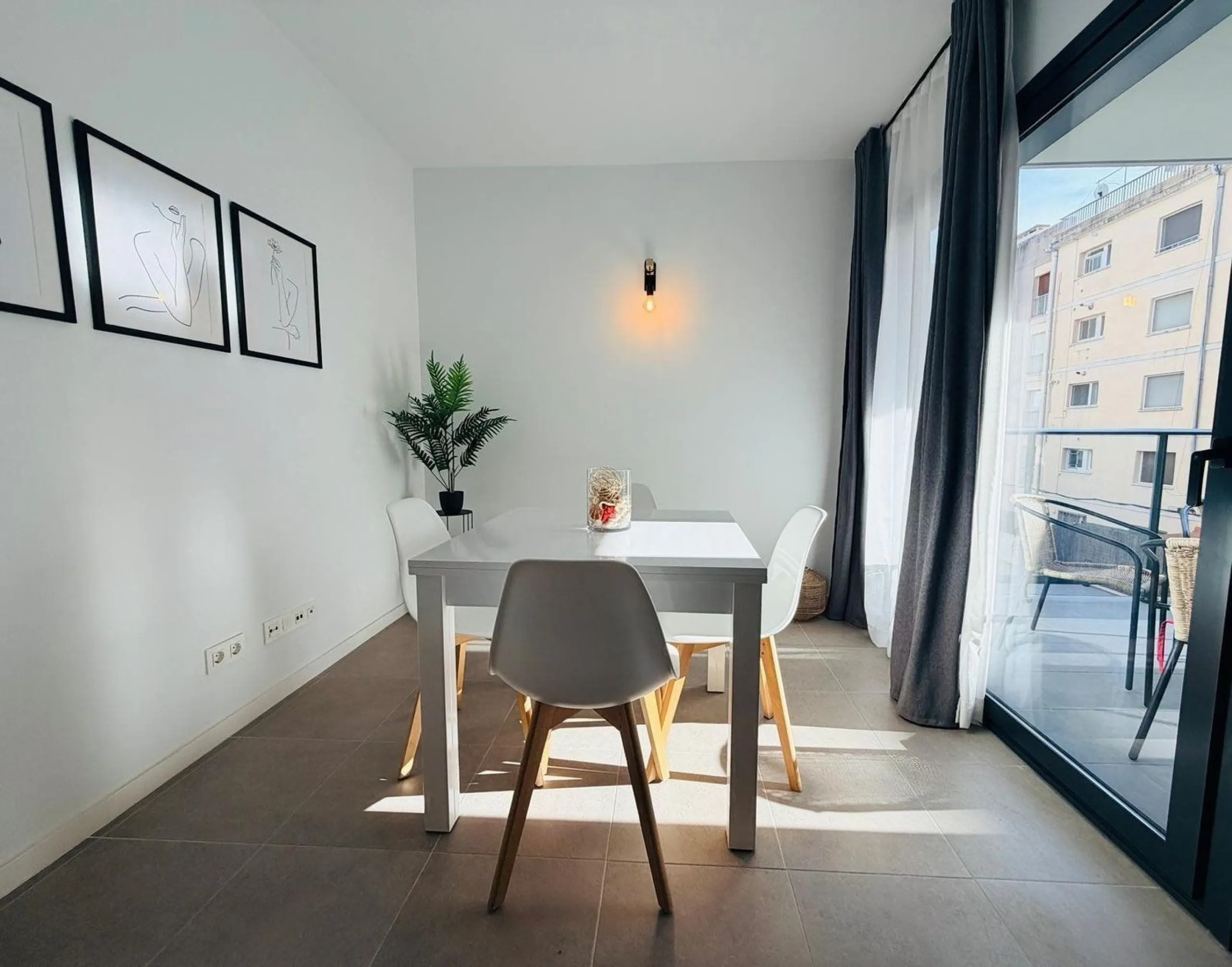 Modern bright apartment with pool next to the beach in Calafell, Costa Dorada