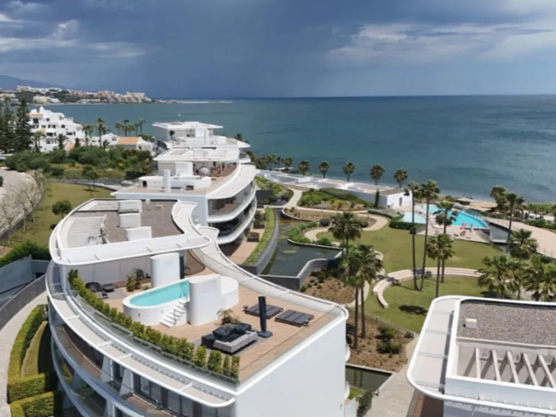 Welcome to this luxurious apartment located in the exclusive beachfront residential complex The Edge. This 2nd floor home offers four bedrooms and two bathrooms with exclusive Dornbracht finishes. The open concept living room and kitchen create a social a