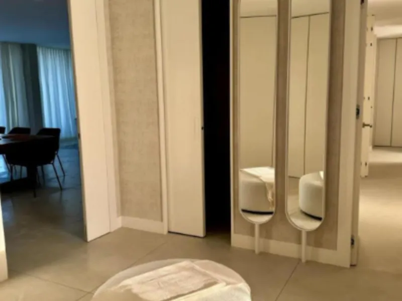 Welcome to this luxurious apartment located in the exclusive beachfront residential complex The Edge. This 2nd floor home offers four bedrooms and two bathrooms with exclusive Dornbracht finishes. The open concept living room and kitchen create a social a