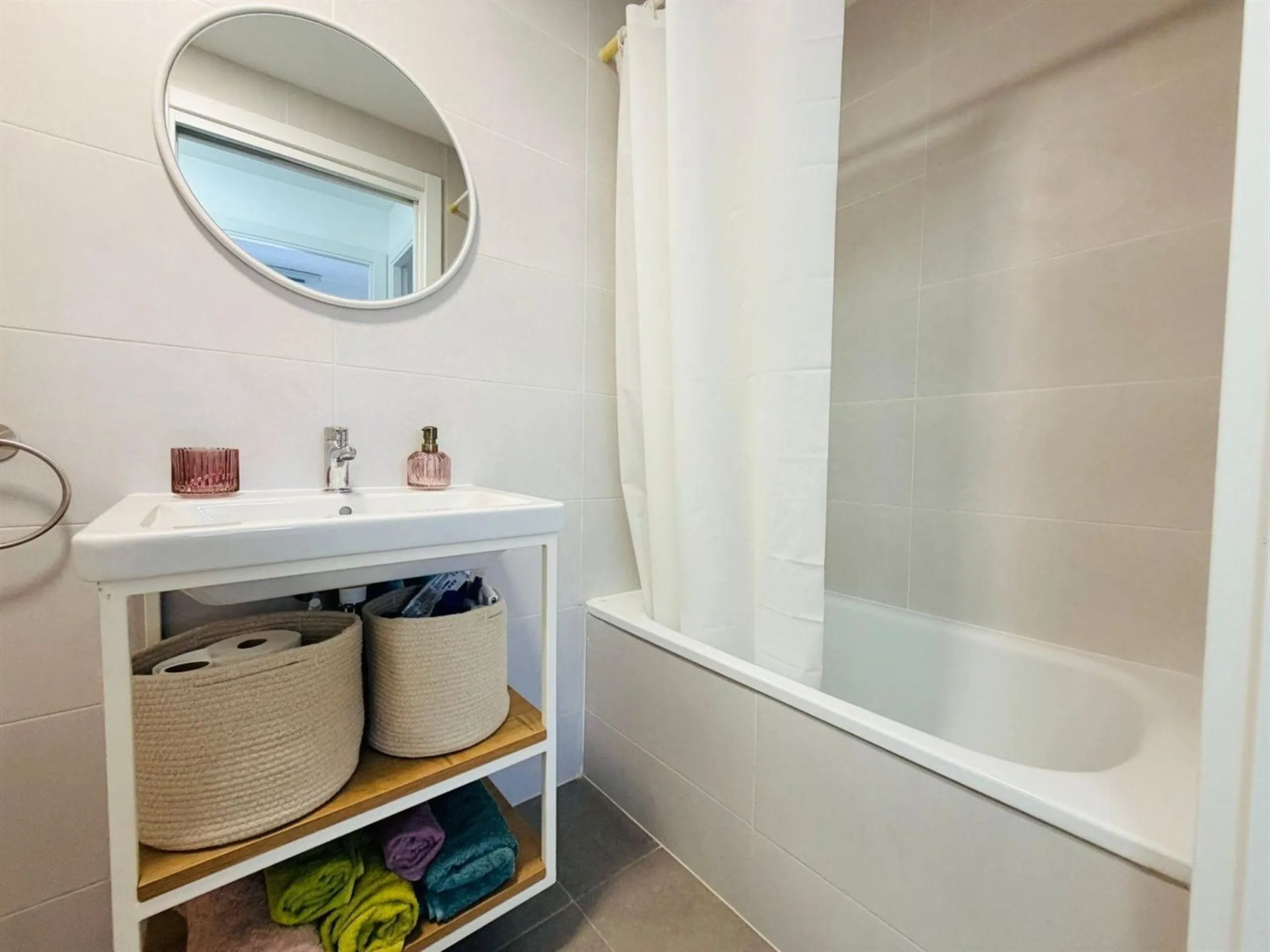 Modern bright apartment with pool next to the beach in Calafell, Costa Dorada