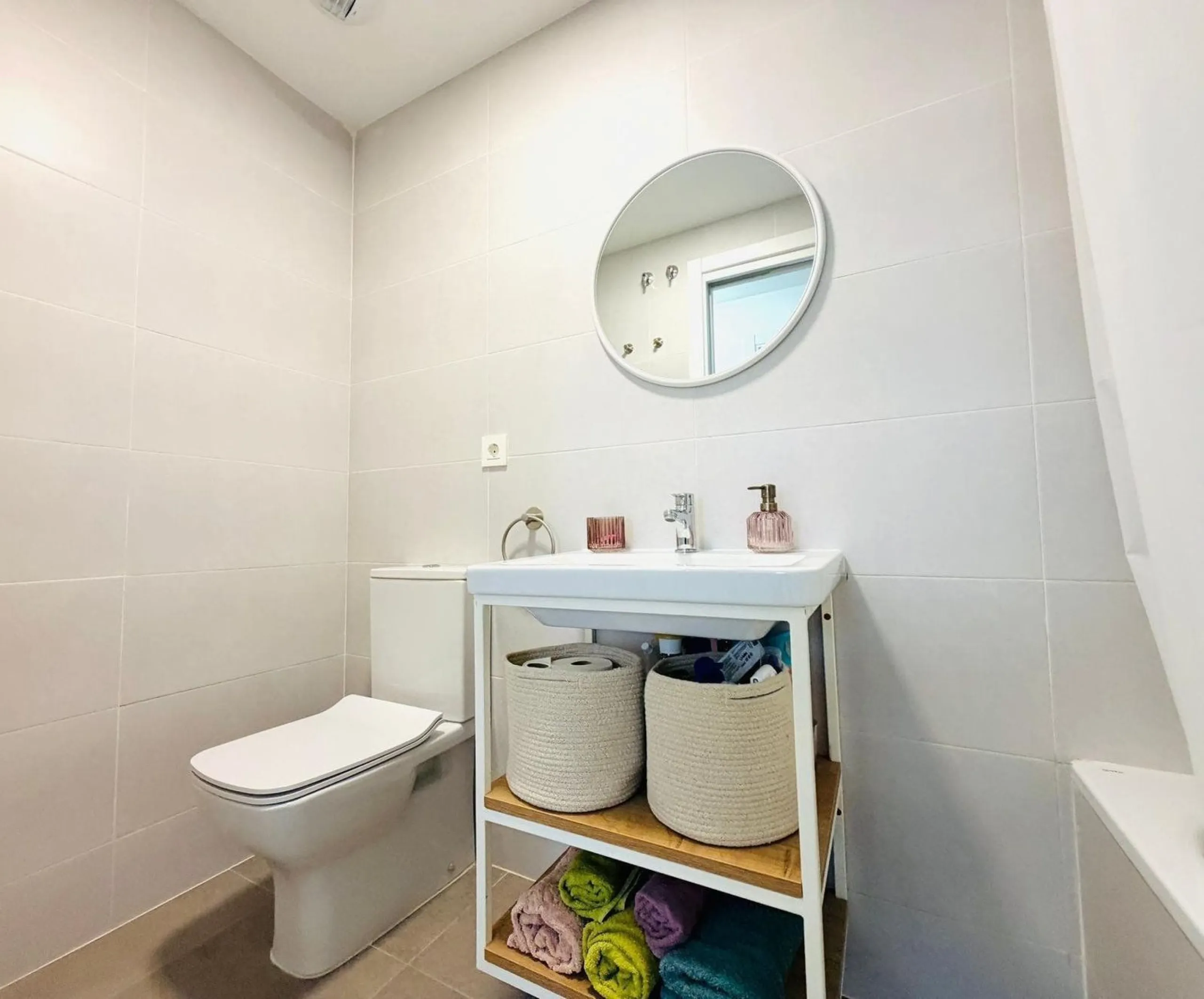 Modern bright apartment with pool next to the beach in Calafell, Costa Dorada