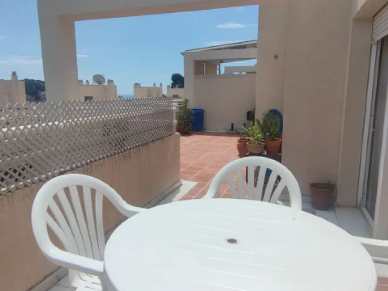 Penthouse with magnificent terrace in one of the most exclusive and sought after neighbourhoods in the city of Malaga. Located in El Limonar, a quiet and residential area, but at the same time next to all the shops and services. A bus line in the same str