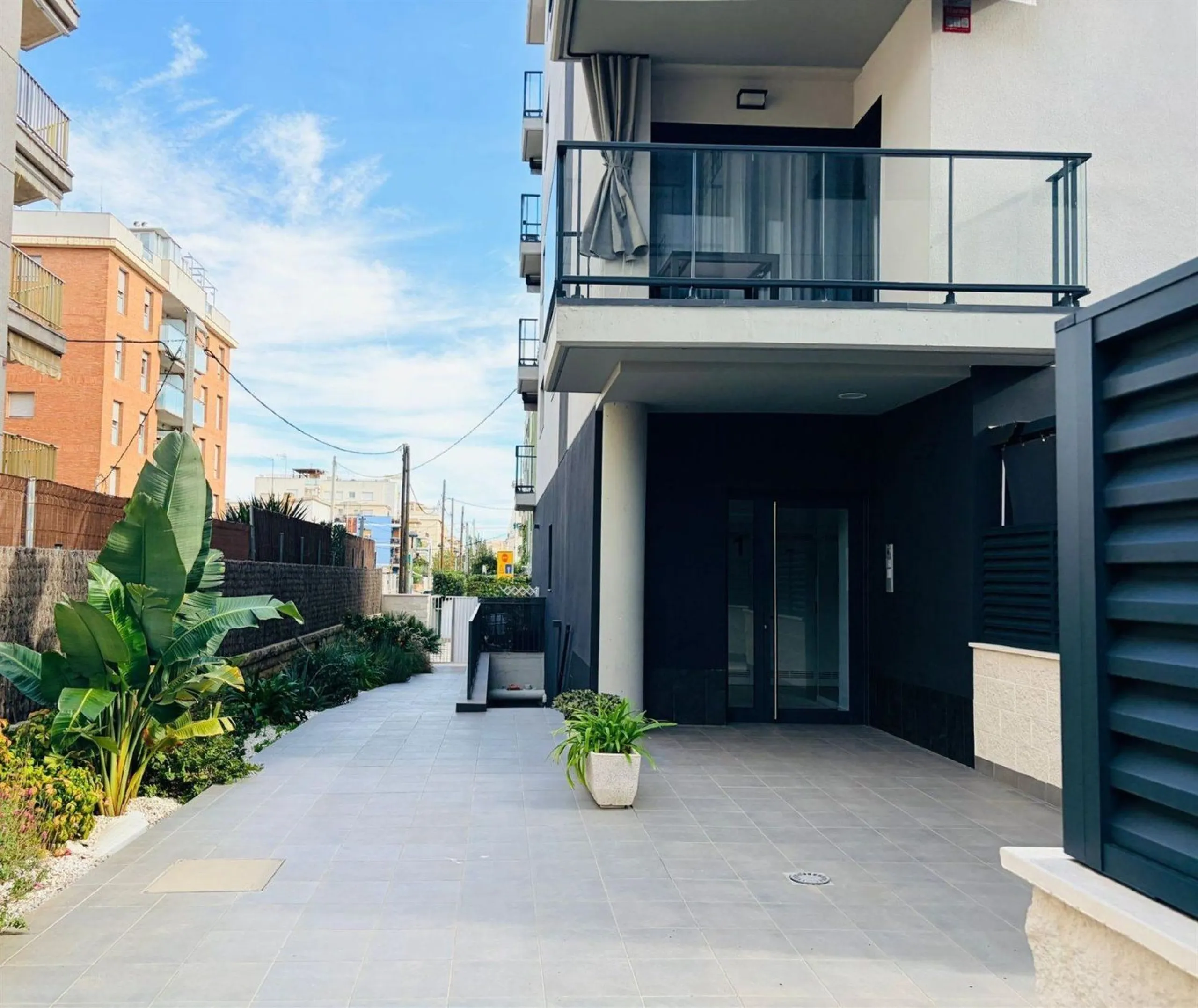 Modern bright apartment with pool next to the beach in Calafell, Costa Dorada