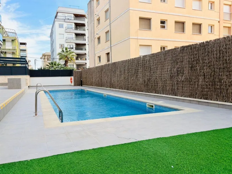 Modern bright apartment with pool next to the beach in Calafell, Costa Dorada
