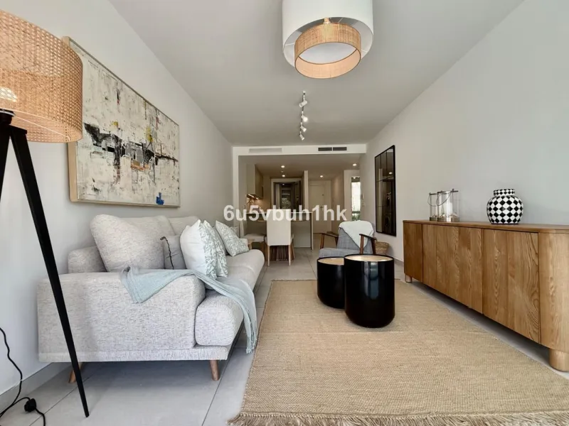 Welcome to your new home just 300 metres from one of Marbella's finest beaches, where modern comfort meets relaxed coastal living. This beautiful ground-floor apartment is located in an elegant and contemporary residential community designed to offer conv