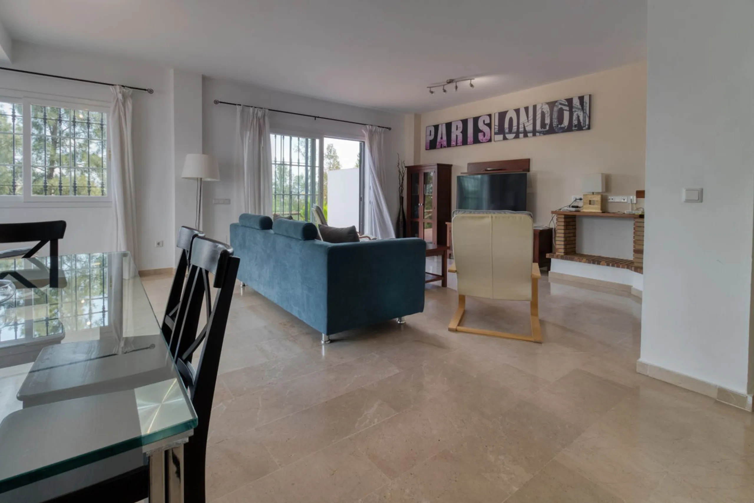 Very spacious home in the scenic Golf Resort near Malaga.