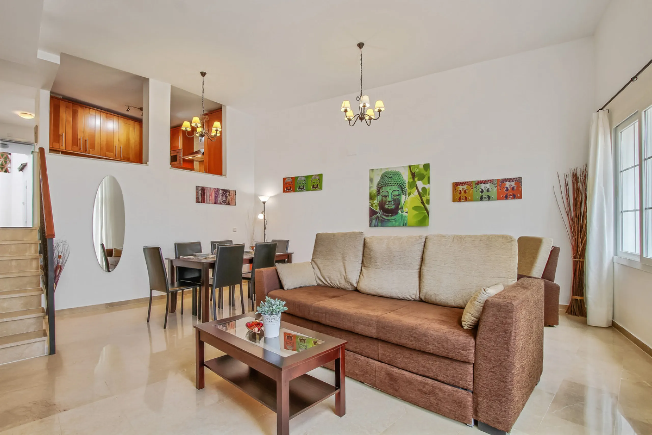 Wonderful house has just been put up for sale in the scenic Golf Resort near Malaga.