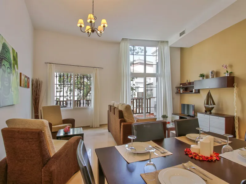 Wonderful house has just been put up for sale in the scenic Golf Resort near Malaga.