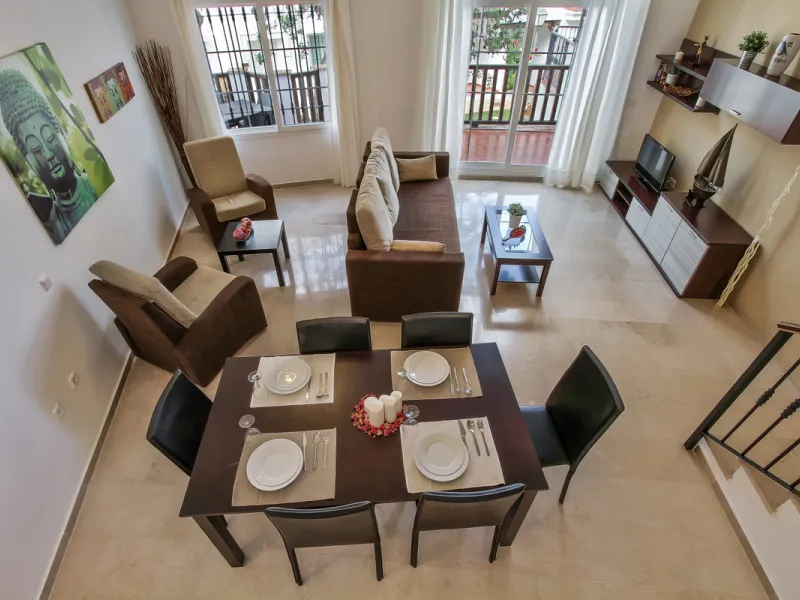 Wonderful house has just been put up for sale in the scenic Golf Resort near Malaga.