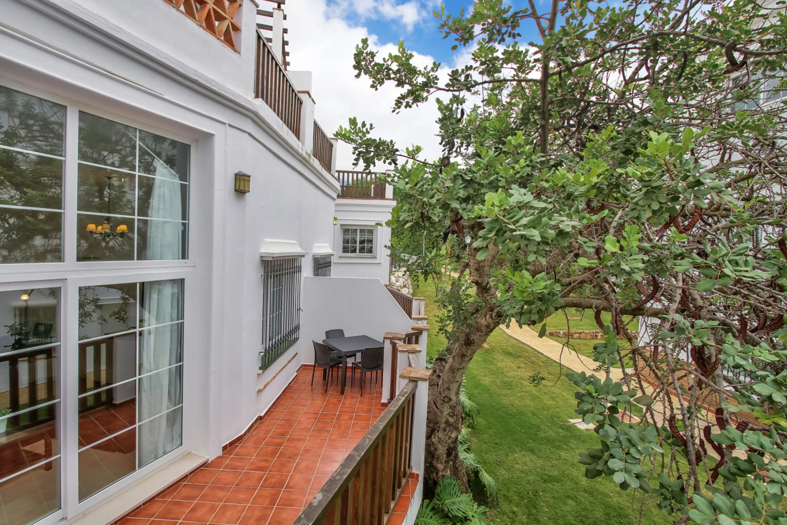 Wonderful house has just been put up for sale in the scenic Golf Resort near Malaga.
