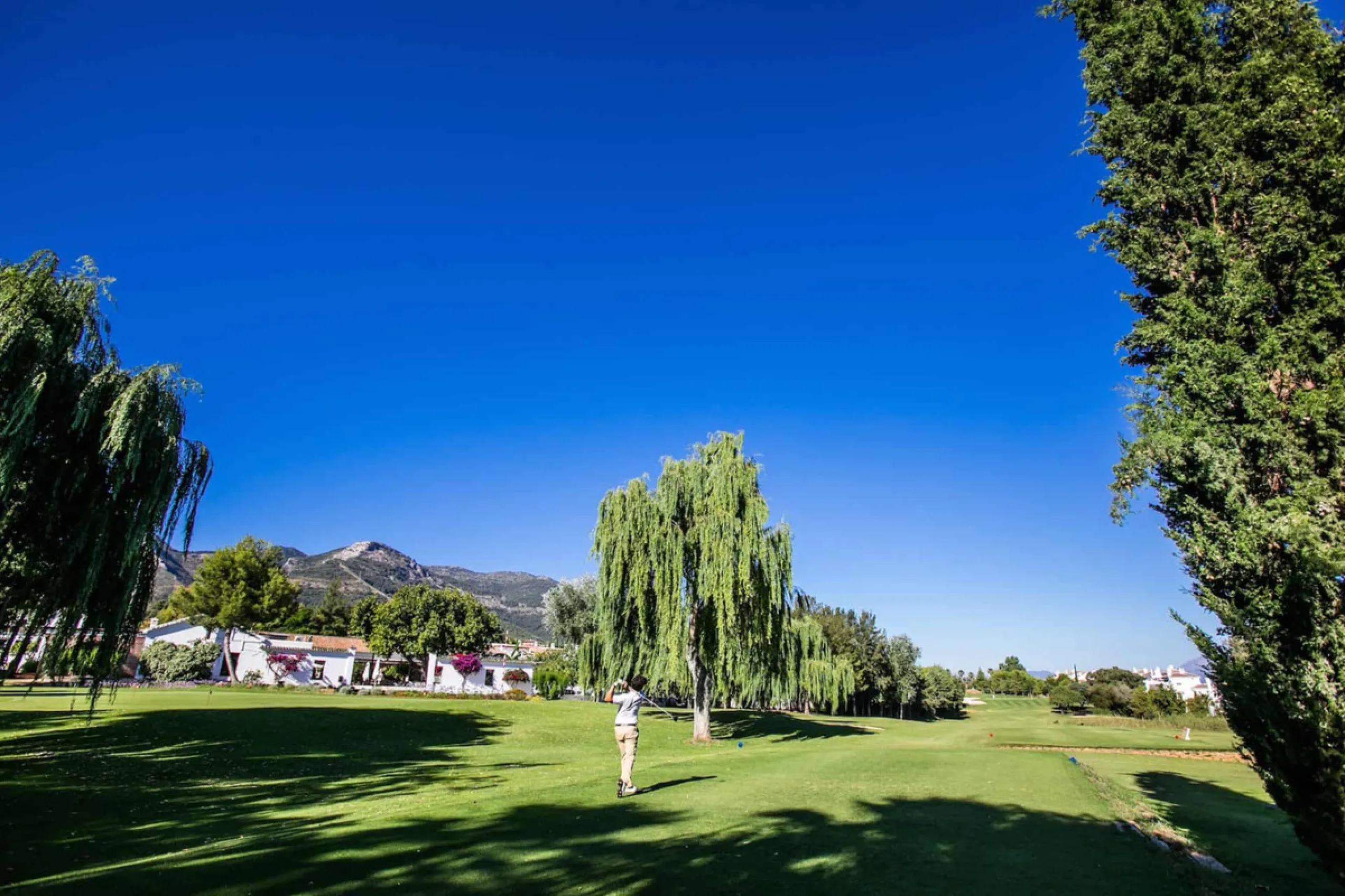 Wonderful house has just been put up for sale in the scenic Golf Resort near Malaga.