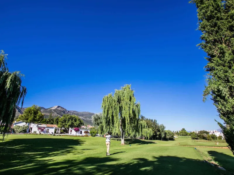 Wonderful house has just been put up for sale in the scenic Golf Resort near Malaga.