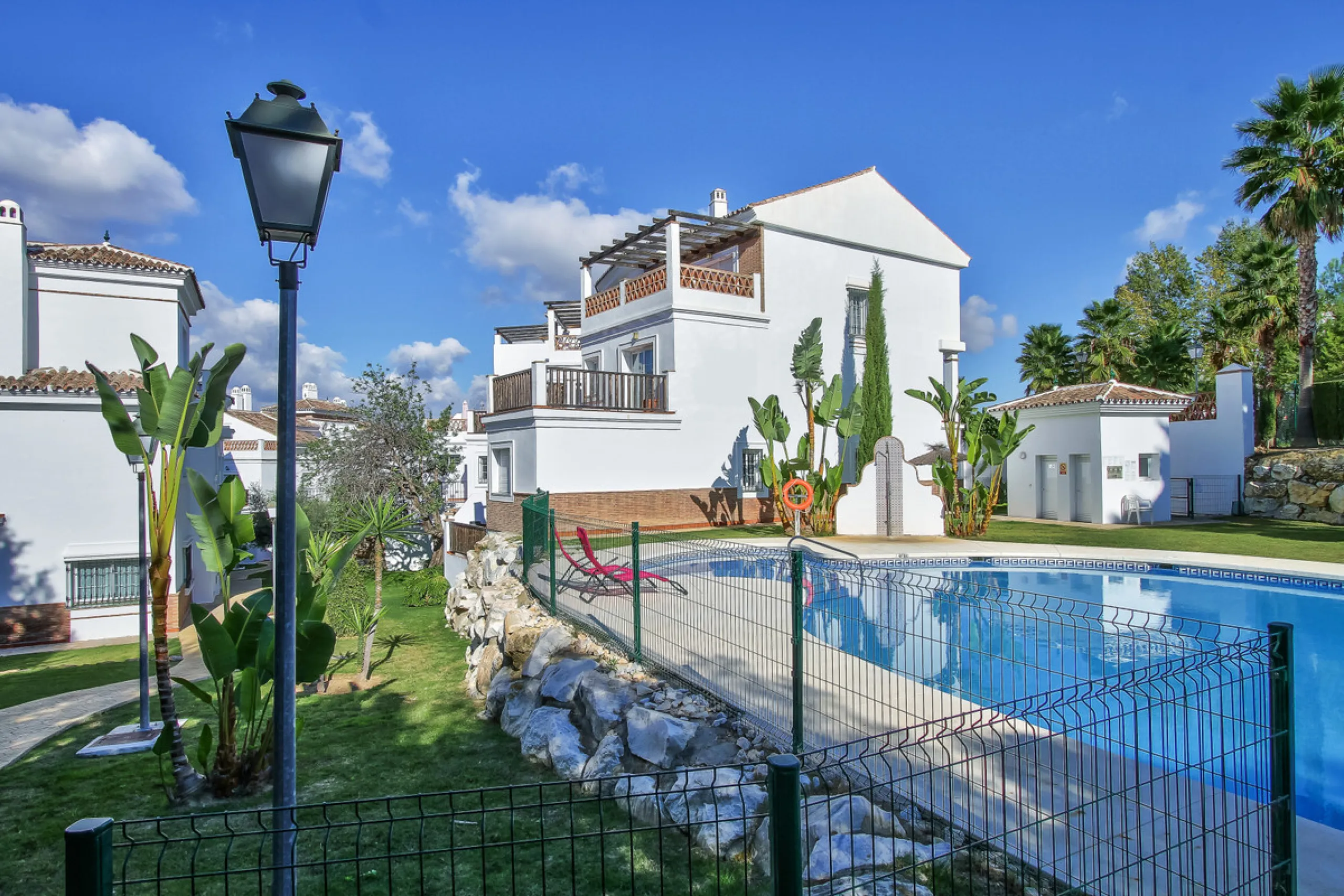 Wonderful house has just been put up for sale in the scenic Golf Resort near Malaga.