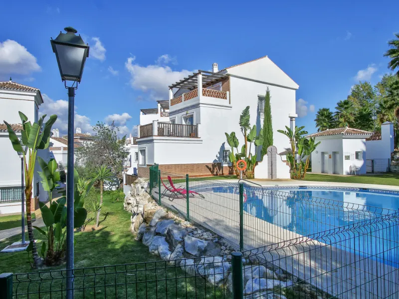 Wonderful house has just been put up for sale in the scenic Golf Resort near Malaga.