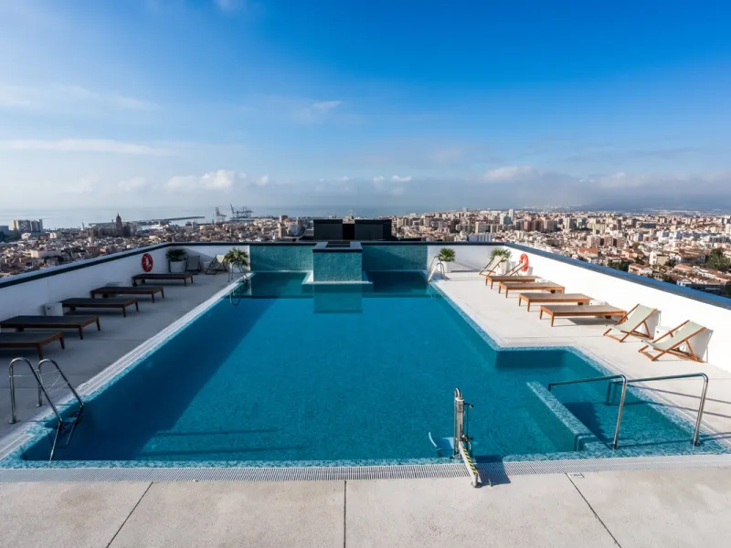 Experience high-rise living in the heart of Malaga! This elegant 2-bedroom, 2-bathroom apartment is located on the 25th floor of the iconic Malaga Urban Sky Tower, offering breathtaking panoramic views of the city skyline.