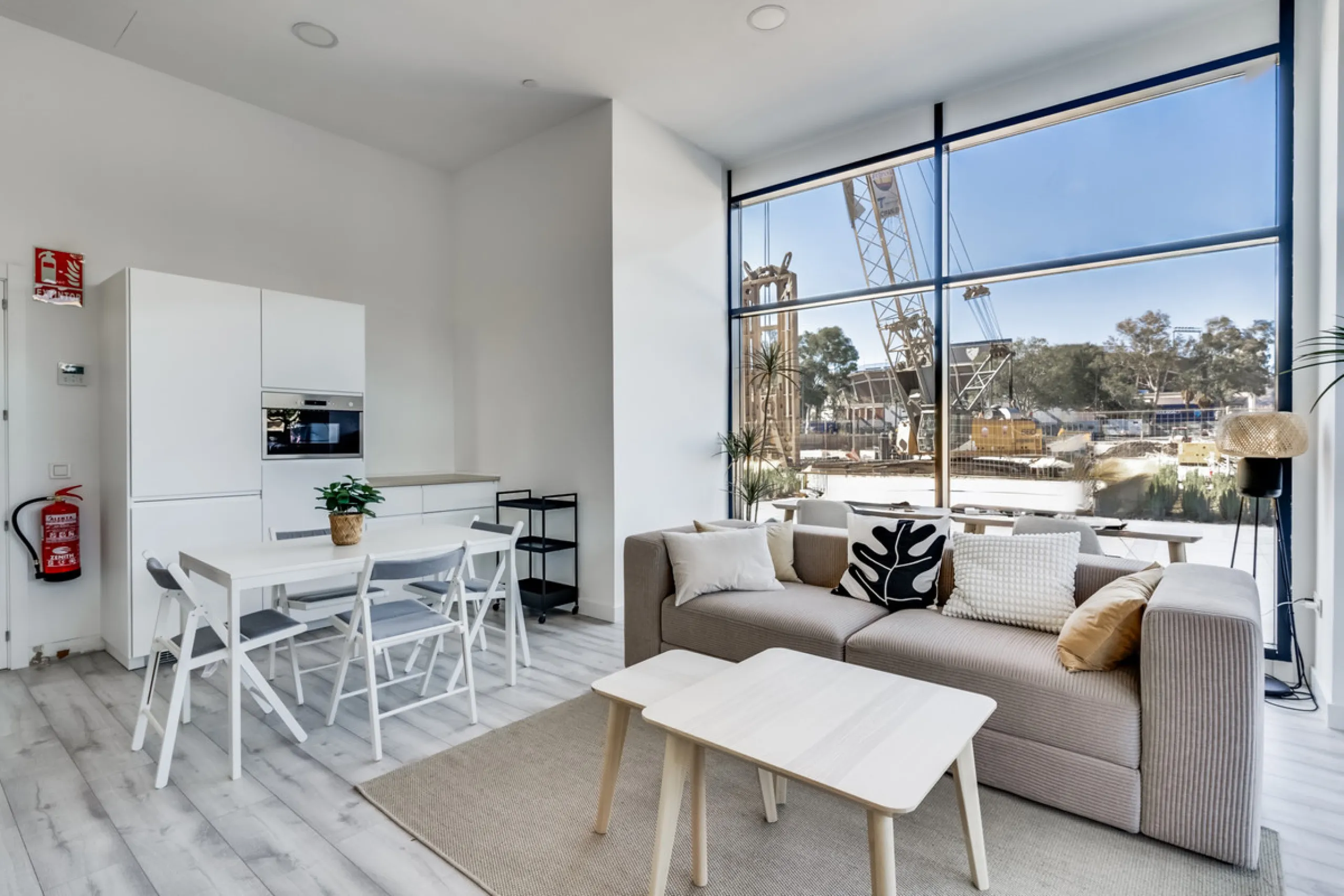 Experience high-rise living in the heart of Malaga! This elegant 2-bedroom, 2-bathroom apartment is located on the 25th floor of the iconic Malaga Urban Sky Tower, offering breathtaking panoramic views of the city skyline.
