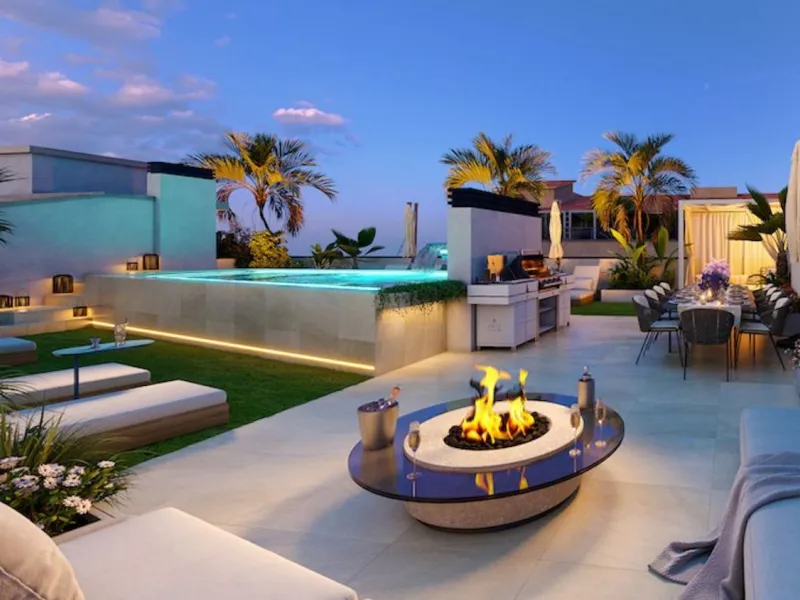 New development with rooftop terrace and pool in Cambrils, Costa Dorada