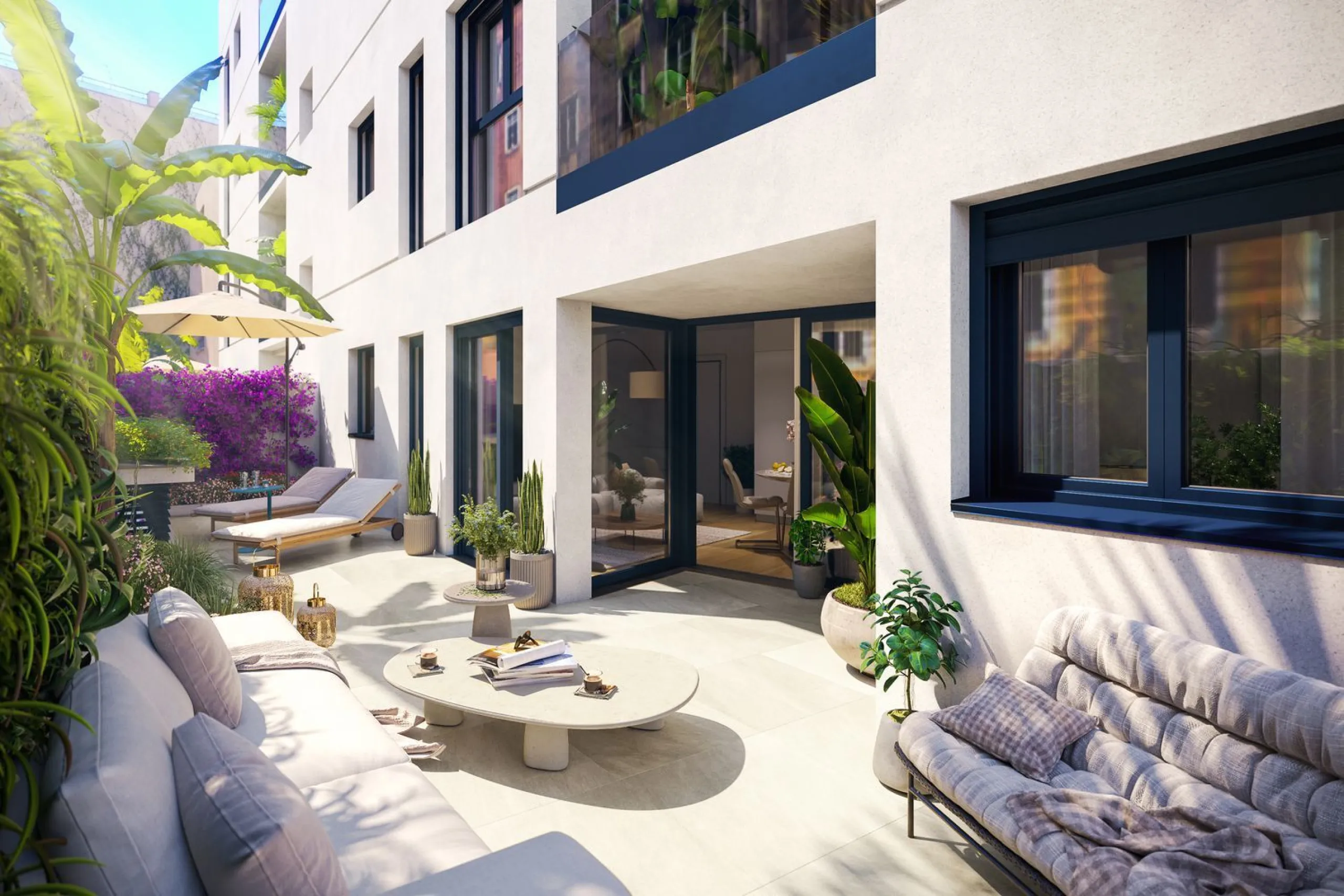 Nueva promoción de obra nueva con terraza en azotea y piscina en Cambrils, Costa Dorada