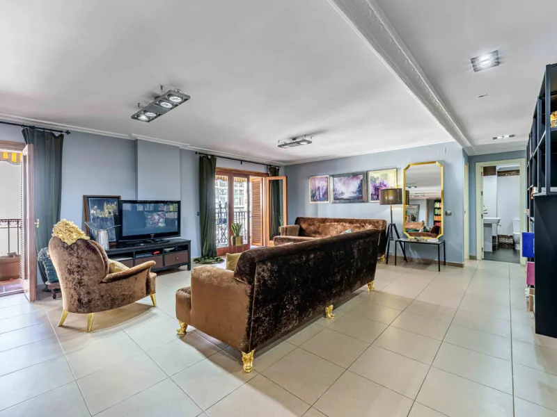 This generously proportioned, newly renovated residence is perfectly positioned in the heart of Malaga's historic centre. Located on the second floor of a five-storey building with an elevator, the property benefits from a desirable west-facing orientatio
