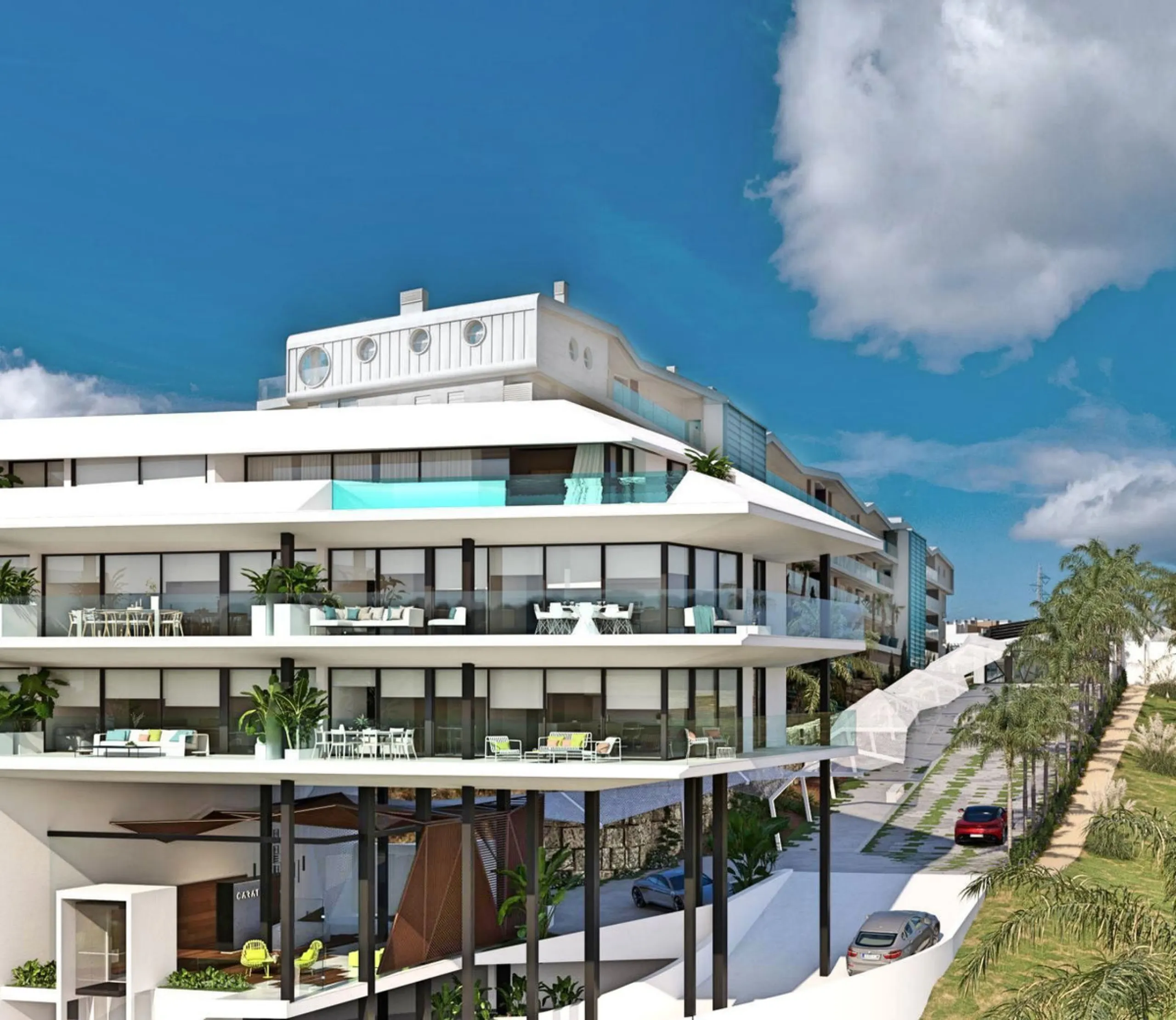 BRAND NEW-  READY NOW-  UNIT IN CARAT HIGUERON- EXCEPTIONAL SEA VIEWS- LARGE EAST FACING TERRACE- CONCIERGE SERVICE- CHRISTIAN DIOR GYMNASIUM INDOOR HEATED SWIMMING POOL- WALK TO THE BEACH AND ENJOY RESORT FACILITIES. Ready now to move in and enjoy this u