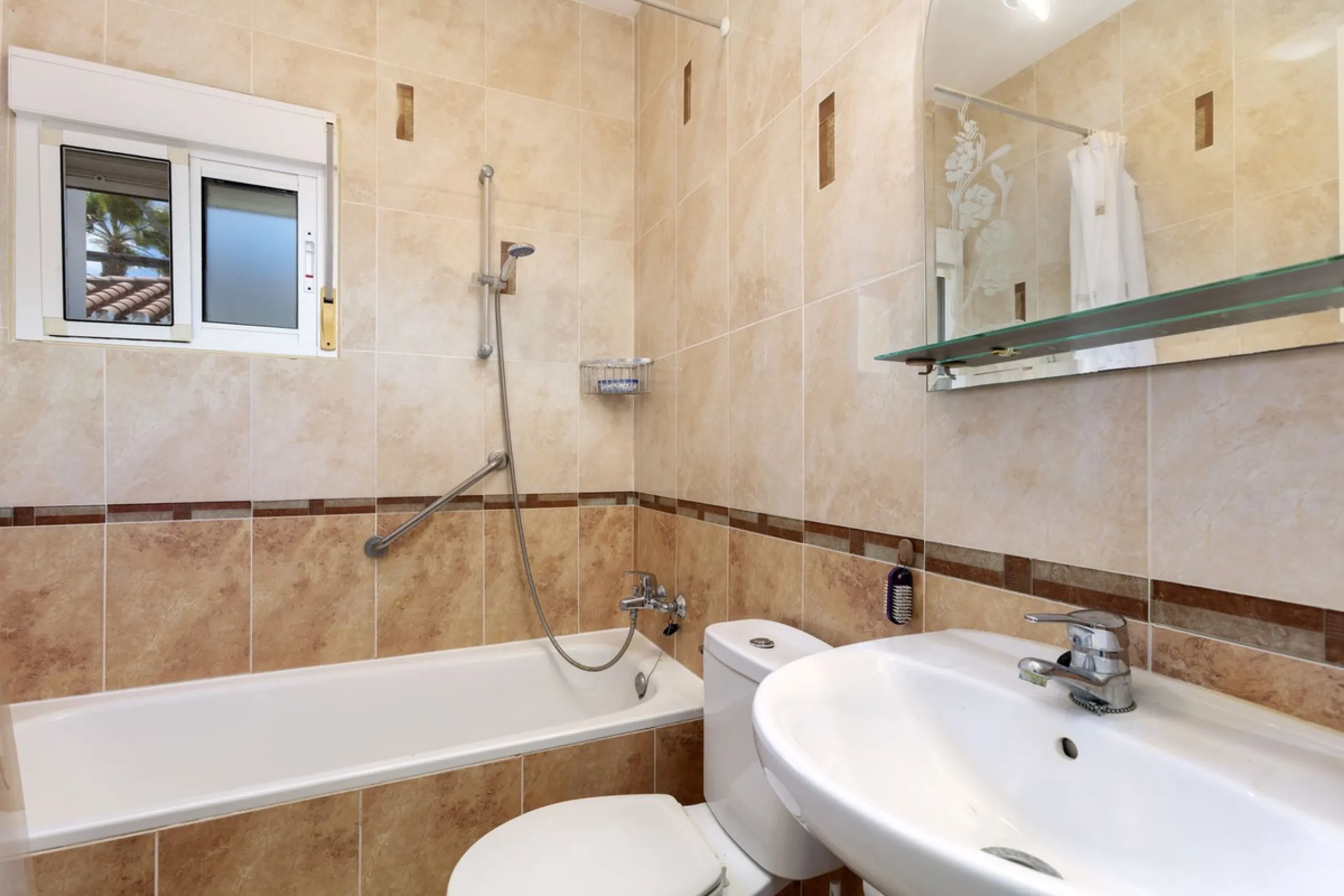 This finca set in an elevated position has impressive mountain views all around it.  The garden is split into different areas each with its own beautiful vibe. Stylish barbecue area by the pool is great for relaxing and welcoming guests.  Main house has t