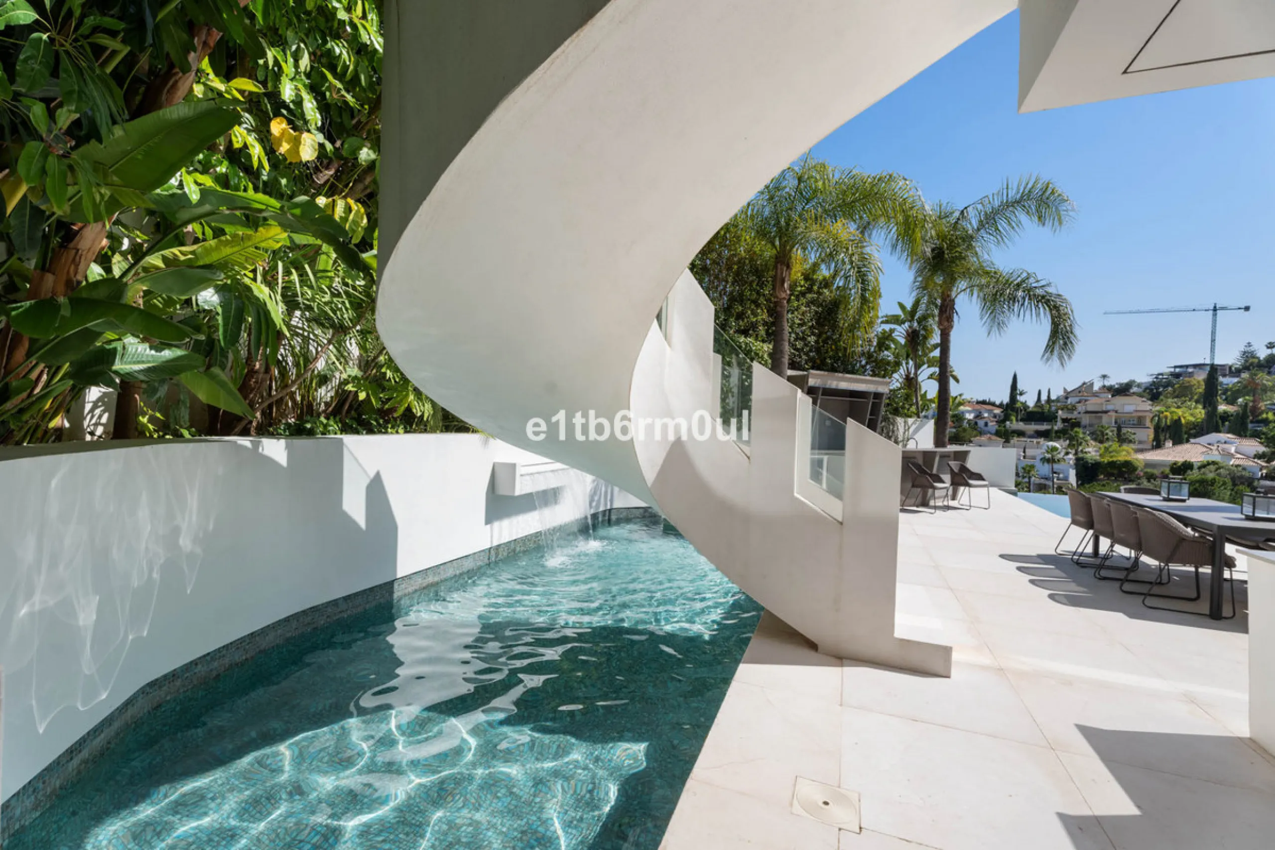 Experience the pinnacle of modern Mediterranean architecture with this brand-new designer villa nestled in the prestigious La Quinta residential enclave of Benahavís. Offering breathtaking panoramic sea and golf course views, this exquisitely crafted home