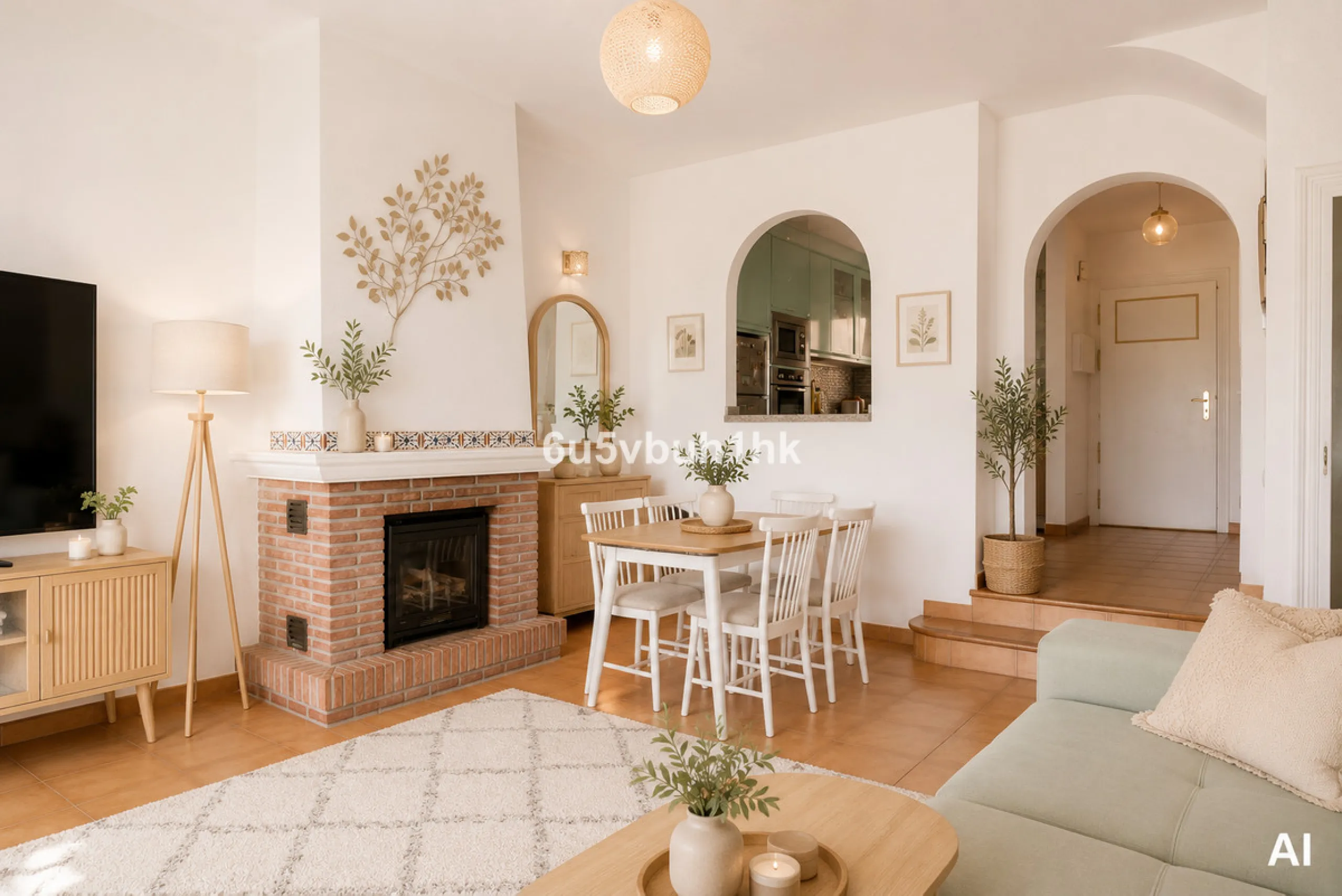 Welcome to a charming townhouse set right on the golf course in Mijas, surrounded by nature, peace, and Andalusian charm. This beautifully maintained home offers a private garden with open green views, backing directly onto a well-kept golf area, ideal fo