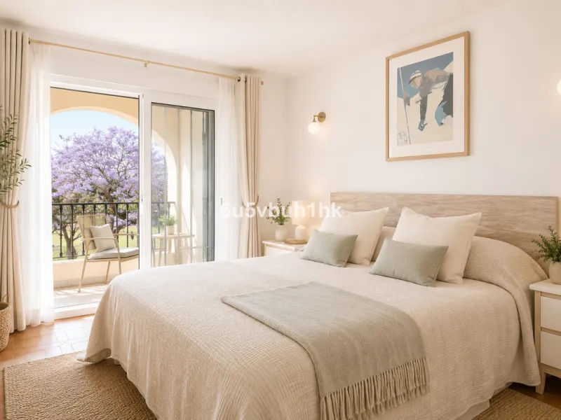 Welcome to a charming townhouse set right on the golf course in Mijas, surrounded by nature, peace, and Andalusian charm. This beautifully maintained home offers a private garden with open green views, backing directly onto a well-kept golf area, ideal fo