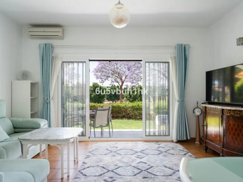 Welcome to a charming townhouse set right on the golf course in Mijas, surrounded by nature, peace, and Andalusian charm. This beautifully maintained home offers a private garden with open green views, backing directly onto a well-kept golf area, ideal fo