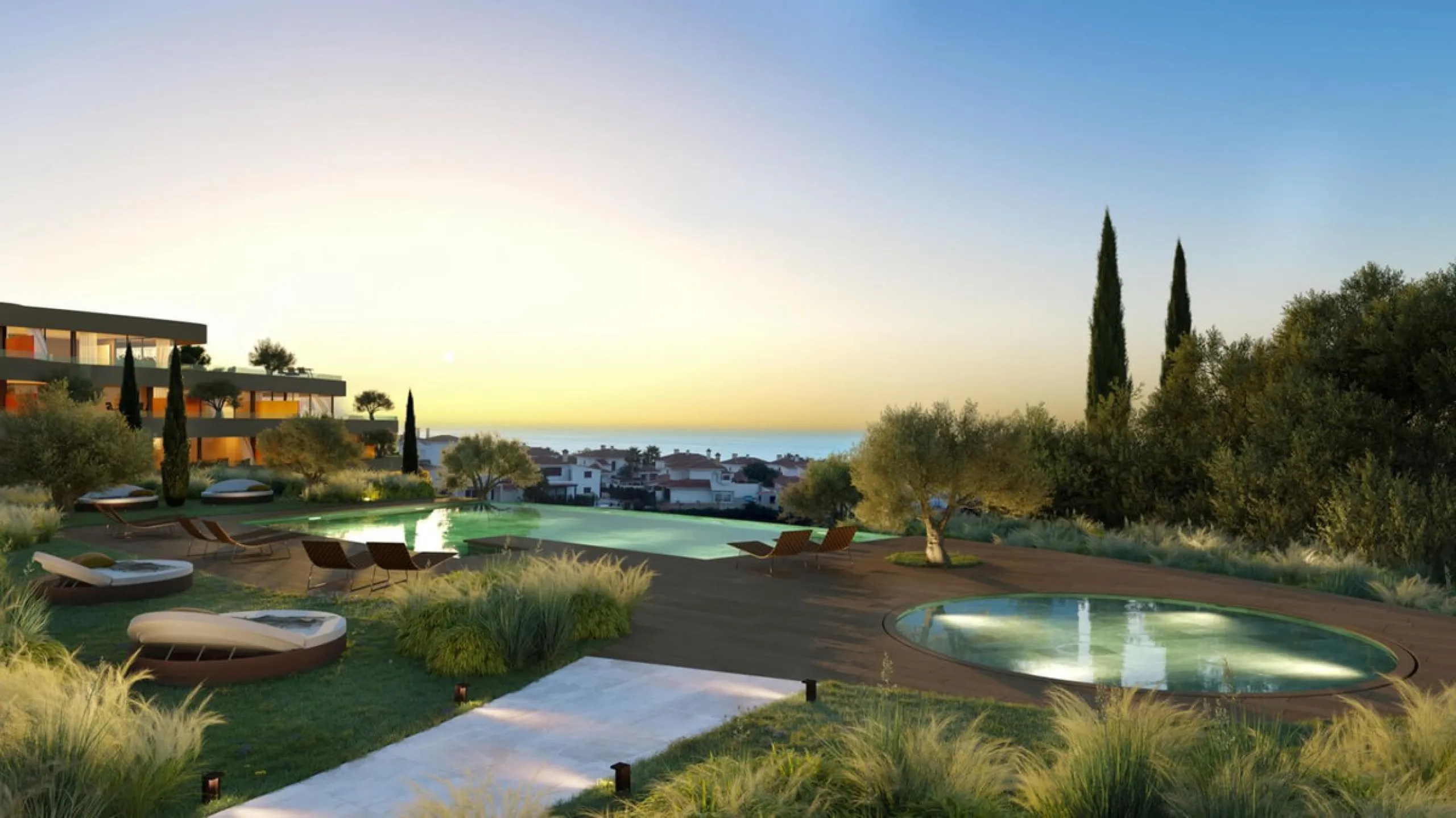 Conceived to integrate naturally into the Mediterranean landscape, this new residential complex is surrounded by green areas, open views of the sea and all the privileges of being part of the Resort ecosystem. A space that connects innovation, sustainabil