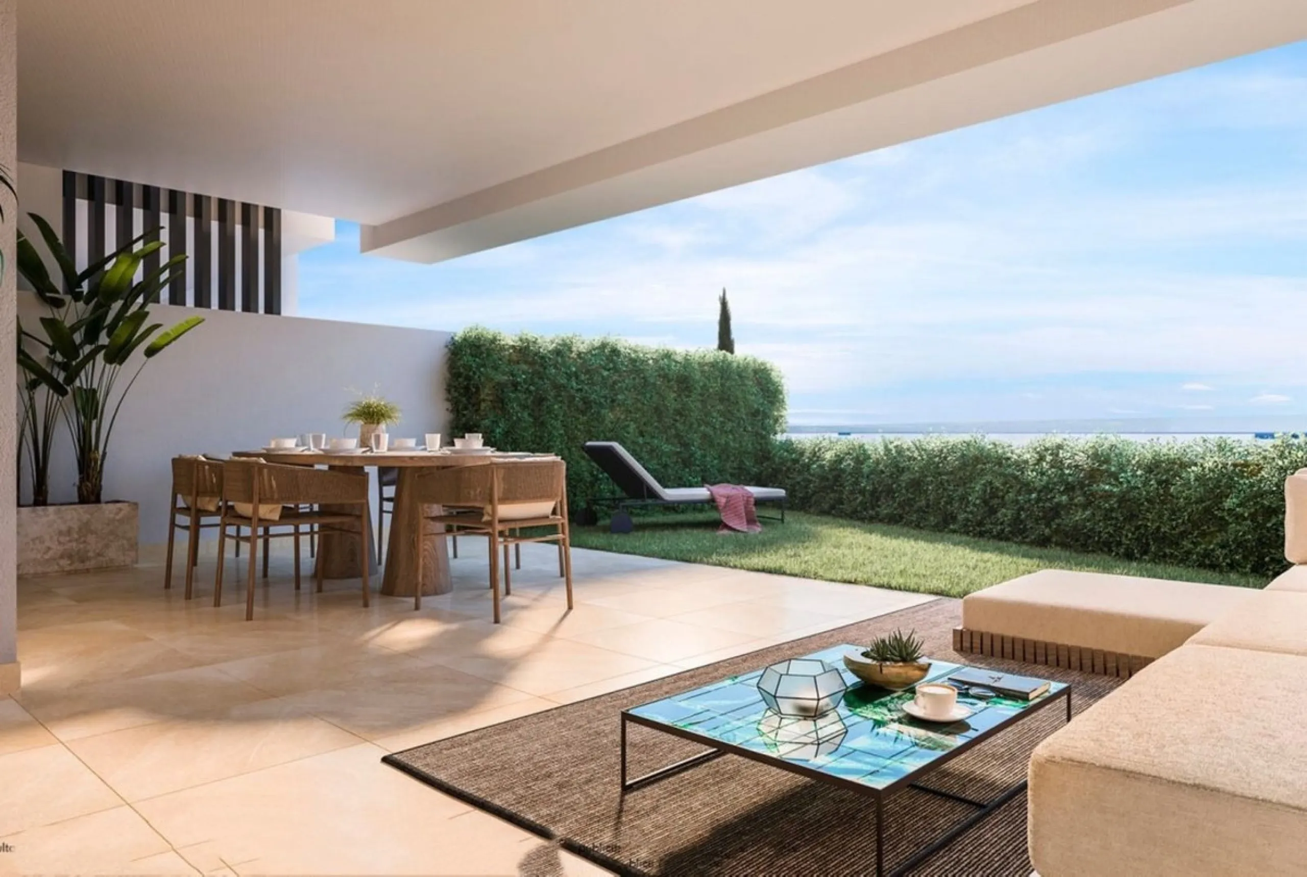 Conceived to integrate naturally into the Mediterranean landscape, this new residential complex is surrounded by green areas, open views of the sea and all the privileges of being part of the Resort ecosystem. A space that connects innovation, sustainabil