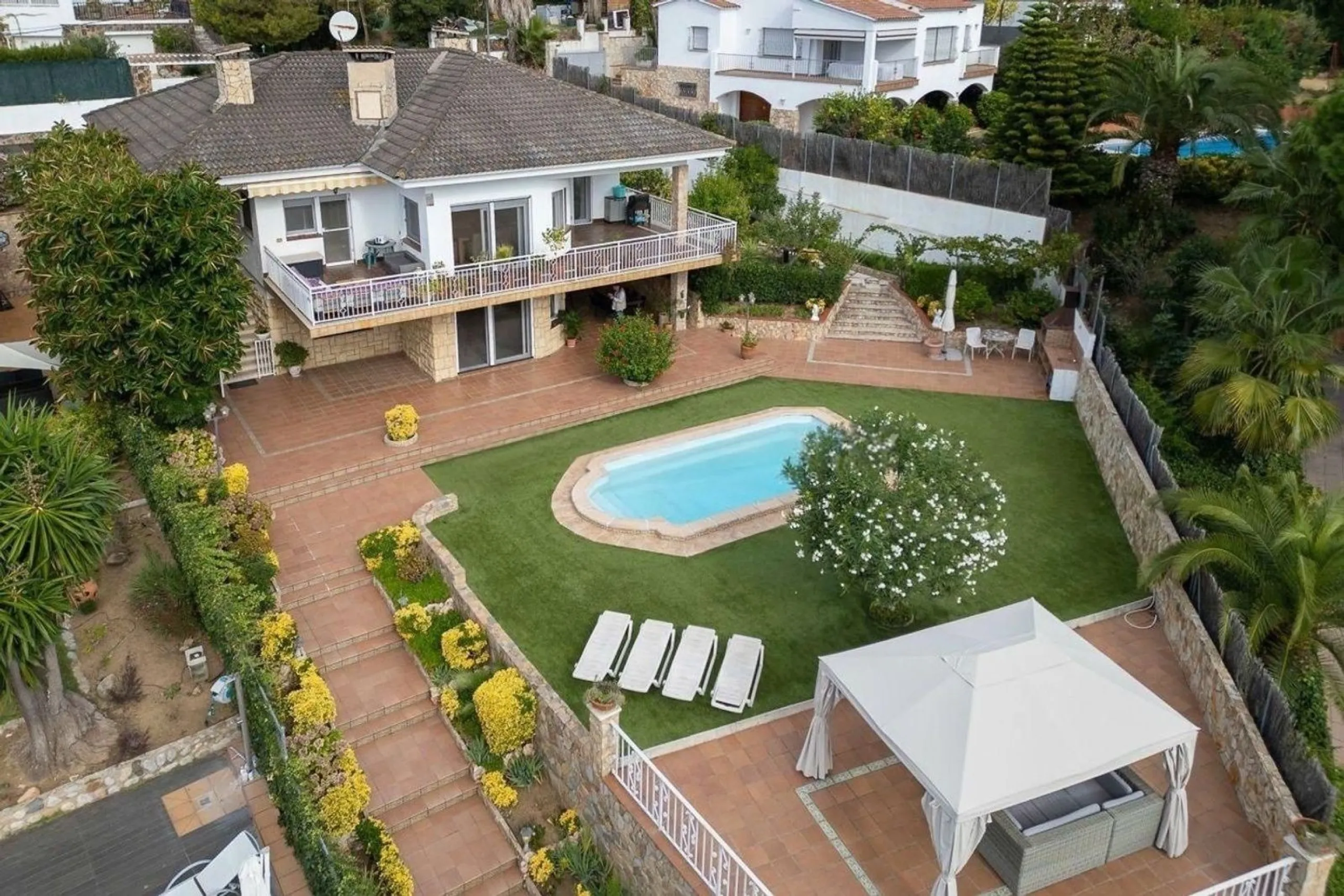 Spacious villa with sea views in Lloret de Mar, Costa Brava