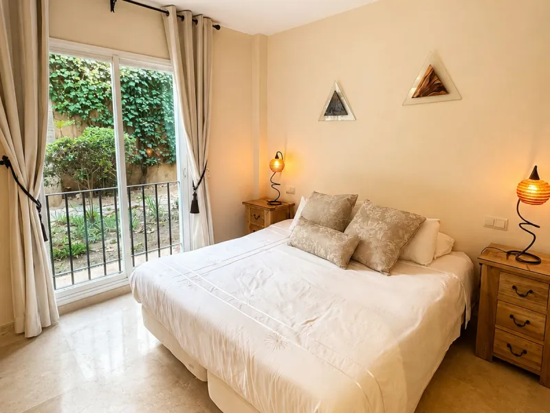 Spacious Ground Floor Apartment with Mountain & Sea Views in Gated La Quinta Urbanization