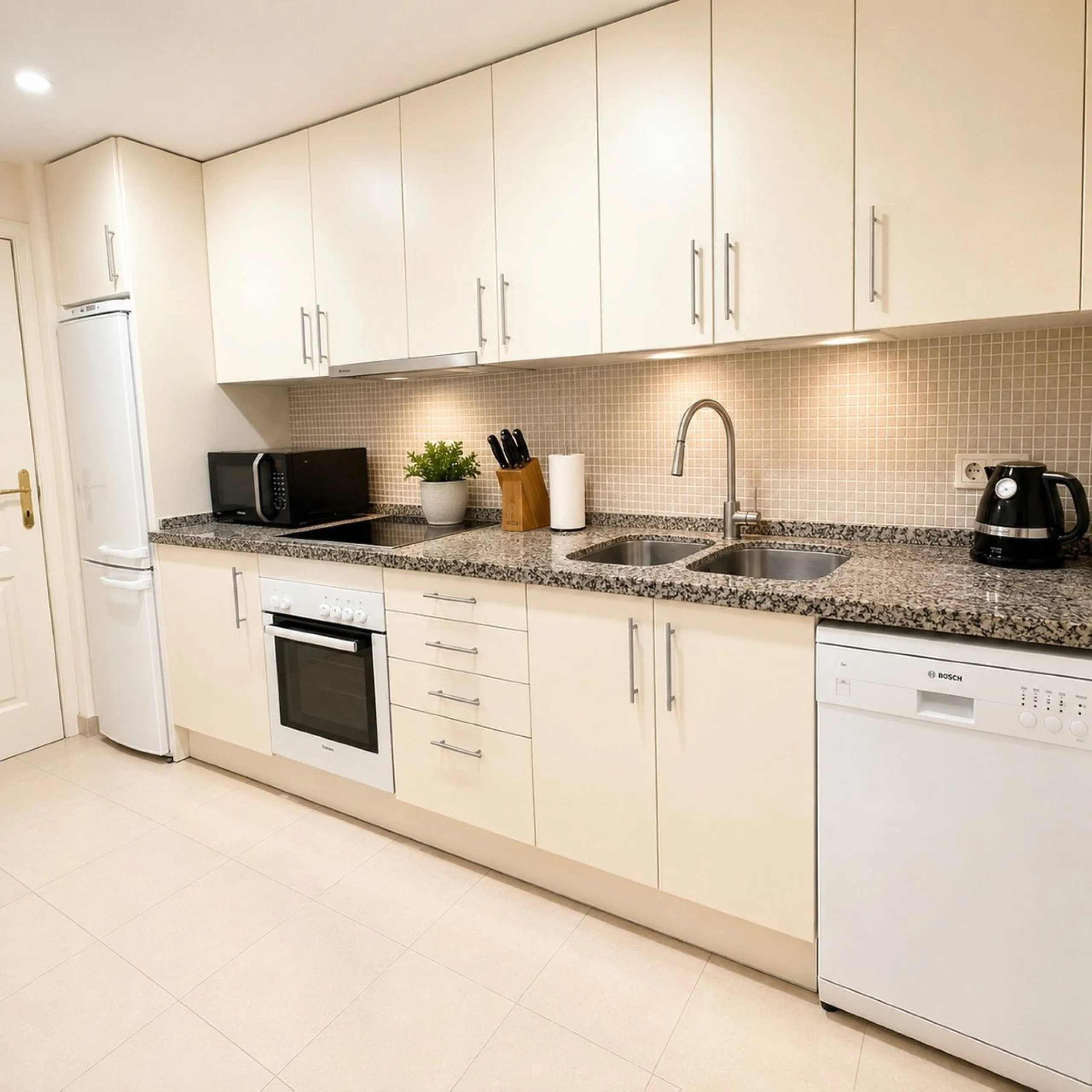 Spacious Ground Floor Apartment with Mountain & Sea Views in Gated La Quinta Urbanization