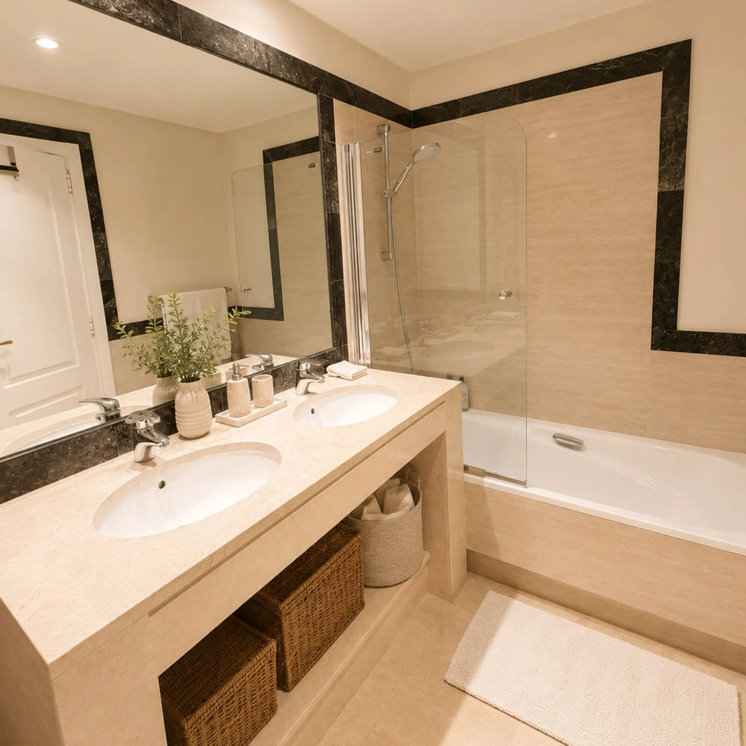 Spacious Ground Floor Apartment with Mountain & Sea Views in Gated La Quinta Urbanization