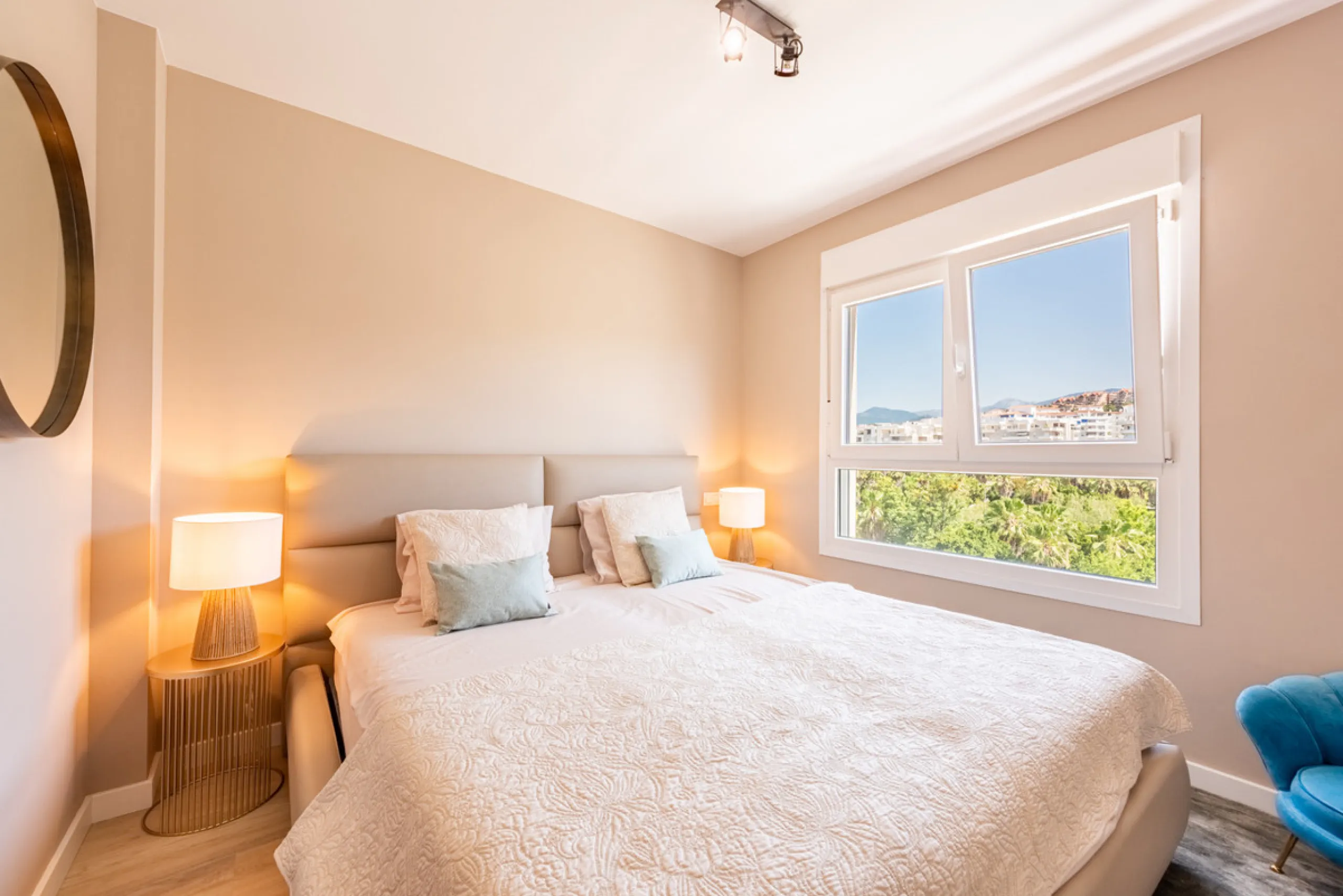 This brand new, never-before-occupied apartment is situated in the prestigious area of Nueva Andalucia, Marbella, Malaga, embodying both luxury and convenience on the renowned Costa Del Sol. Offering three bedrooms and two bathrooms, including an en-suite