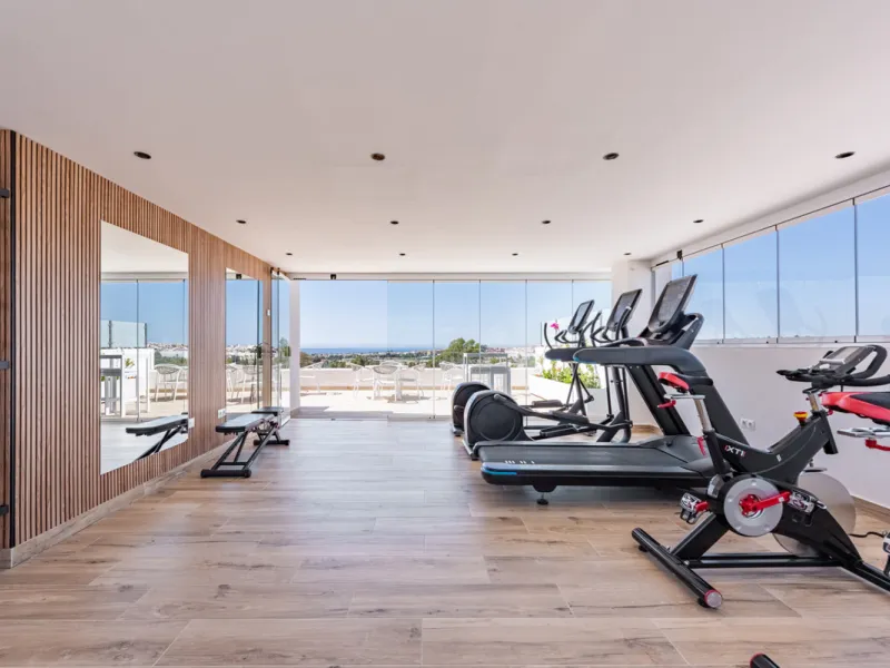 This brand new, never-before-occupied apartment is situated in the prestigious area of Nueva Andalucia, Marbella, Malaga, embodying both luxury and convenience on the renowned Costa Del Sol. Offering three bedrooms and two bathrooms, including an en-suite