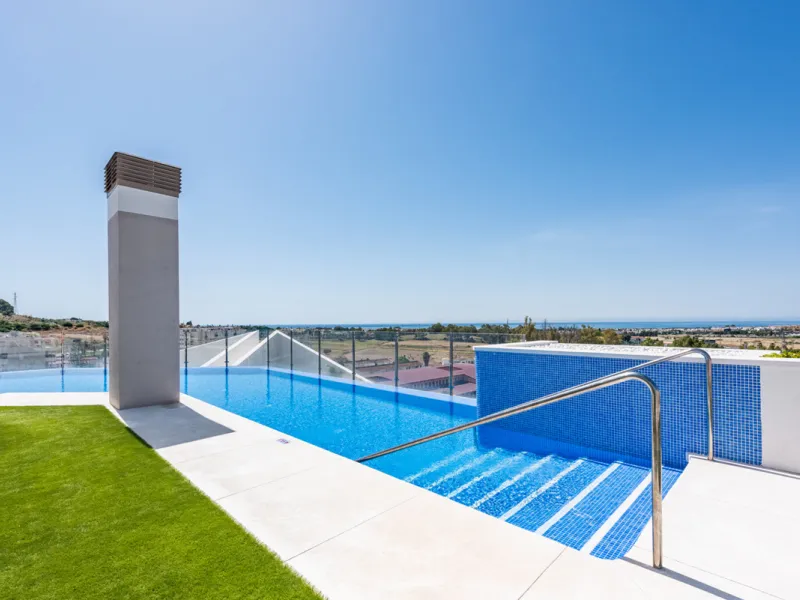 This brand new, never-before-occupied apartment is situated in the prestigious area of Nueva Andalucia, Marbella, Malaga, embodying both luxury and convenience on the renowned Costa Del Sol. Offering three bedrooms and two bathrooms, including an en-suite