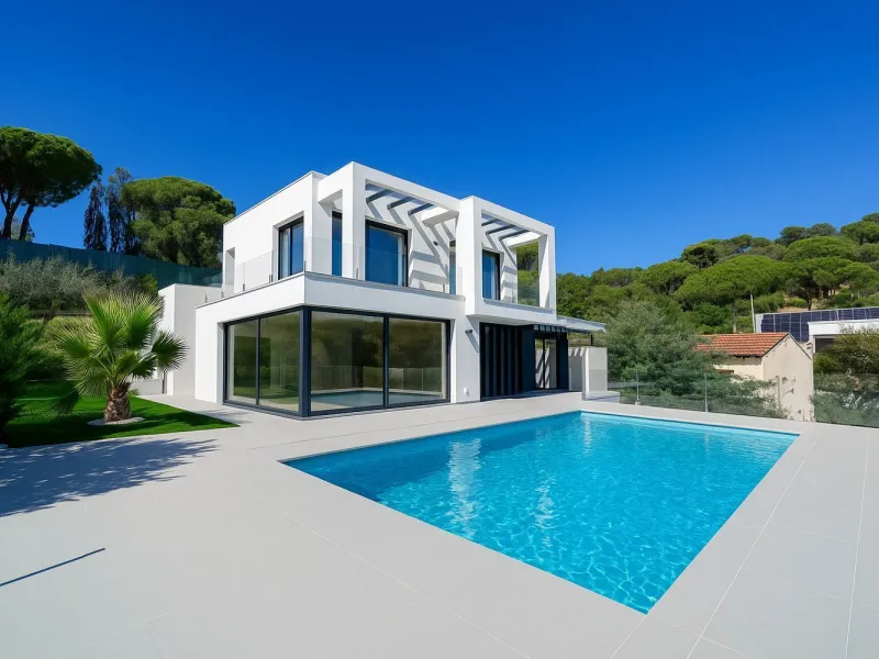 Modern and bright villa with sea views in Els Pinars, Lloret de Mar