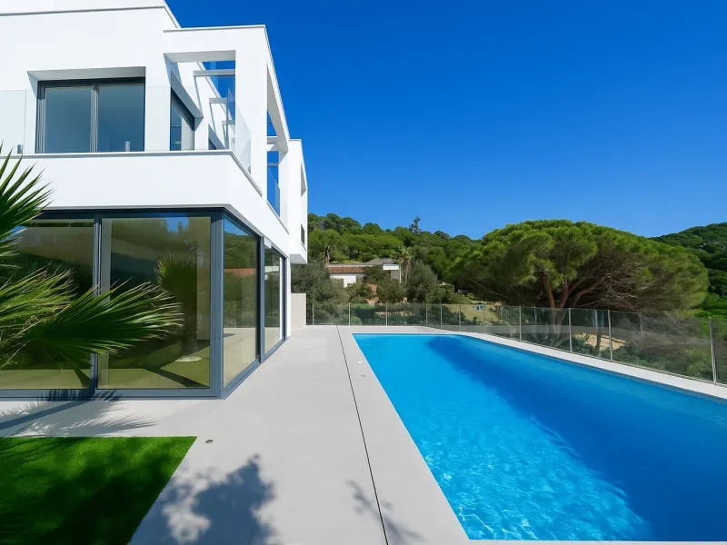 Modern and bright villa with sea views in Els Pinars, Lloret de Mar