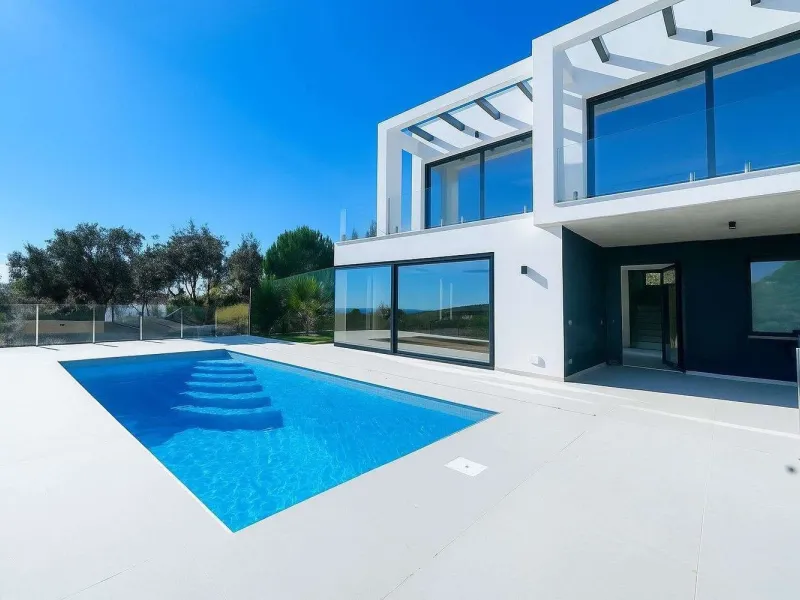 Modern and bright villa with sea views in Els Pinars, Lloret de Mar