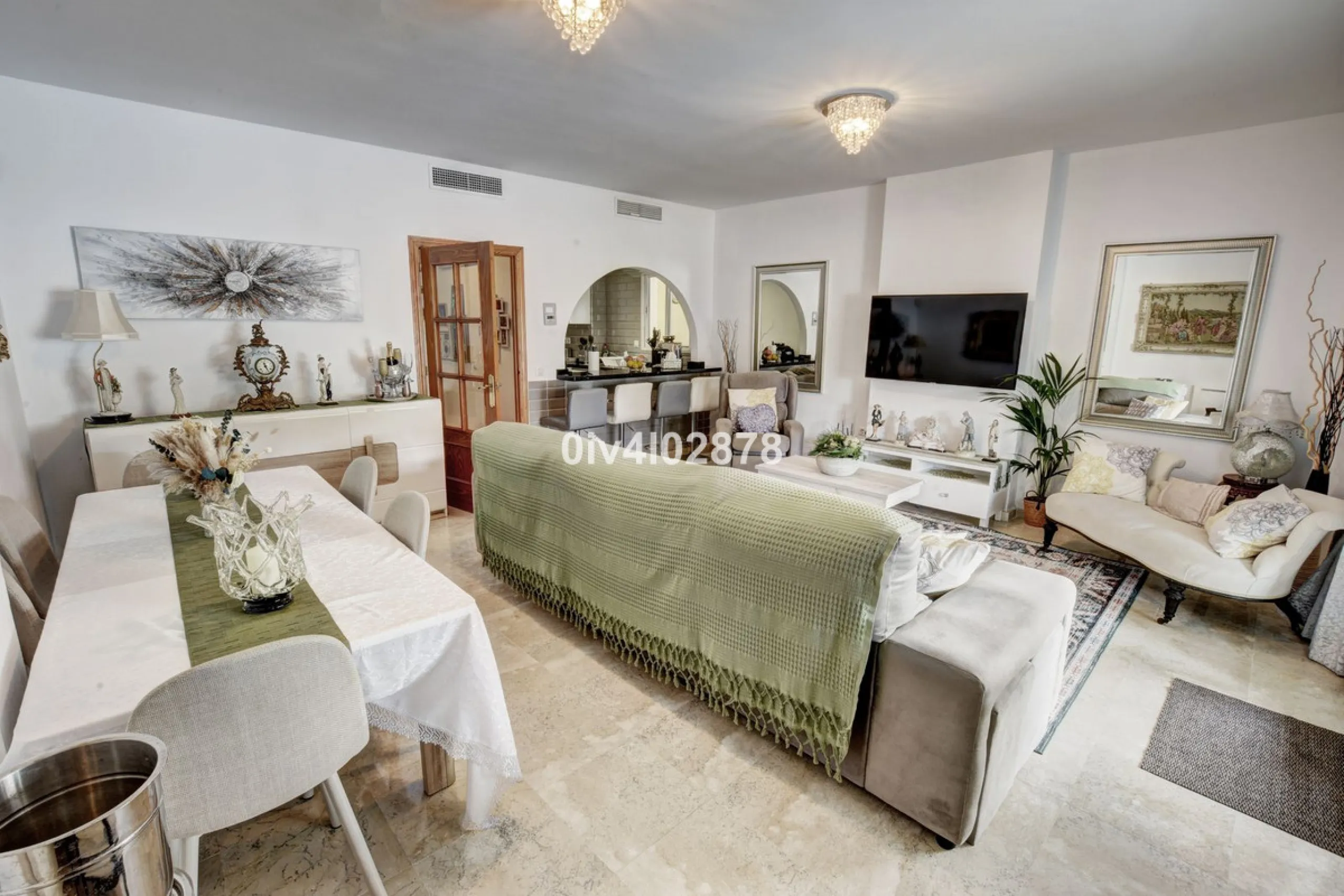 Prime Benalmádena Costa Residence with Guest Apartment, Pool, and Sea Views